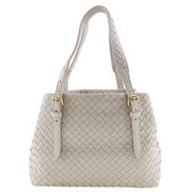 BOTTEGAVENETA ボッテガヴェネタ イントレチャート B08316012J トートバッグ レザー ベージュ レディース【W121324445】中古_画像1