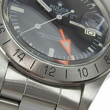 ROLEX ロレックス エクスプローラーII 44番 1655/0 腕時計 SS シルバー 自動巻き メンズ 黒文字盤【90000075】中古_画像7