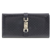 GUCCI グッチ 035.2031.2134 長財布 レザー 黒 ユニセックス【T121324467】中古_画像1