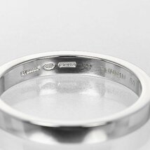 ブルガリ BVLGARI マリーミー ウェディング 20号 リング 指輪 Pt950プラチナ 約7.24g【I122924056】中古_画像4