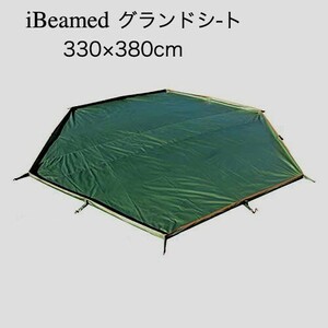 iBeamed ６角形 超大判 グランドシート 中古 キャンプ アウトドア テント 防水シート ピクニック お花見 花火 敷物 レジャーシート