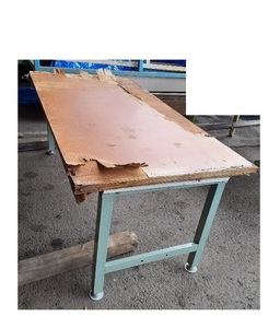 C2A[ shelves 041215-11(2)] working bench tabletop corrosion .* peeling equipped depth 90cm width 180cm height 73cm