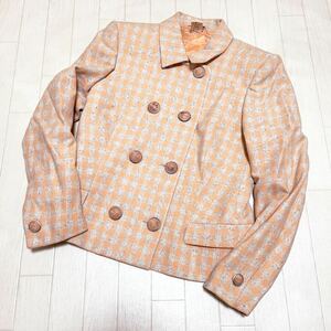 WA 243 ★ Istante Istante Kashimiya смешанная куртка с двойной кнопкой.