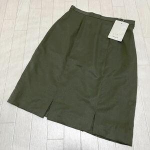  peace 250*⑤ new goods Italiya tight skirt slit casual 11B2 lady's olive 