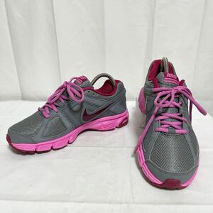  peace 253* NIKE DOWNSHIFTER 5 Nike down sifter running shoes sneakers 24 lady's gray pink 