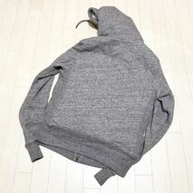 和257★ Abercrombie&Fitch アバクロンビー&フィッチ スウェット ジップアップパーカー フーディ 裏ボア XS レディース グレー_画像2