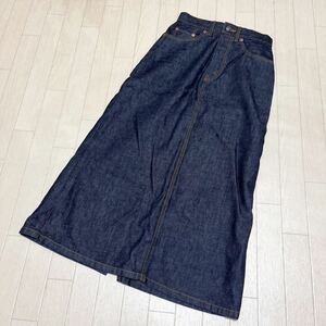 和260★ Levi's 27006-03 リーバイス デニムスカート フレアスカート ジップフライ 28 レディース ブルー