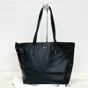 和271★ FURLA フルラ トートバッグ ビジネスバッグ ブラック レディース ターンロック