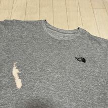 和259★ THE NORTH FACE ノースフェイス 半袖 バックプリント Tシャツ M レディース グレー_画像3