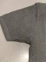 ◆春セーター◆ラメ◆半袖セーター◆手編み風◆日本製◆Mサイズ◆身長152～160㎝_画像9