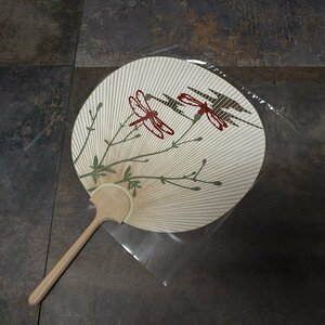  unused *.. wave made capital "uchiwa" fan * average type one-side . "uchiwa" fan [...]* bamboo pcs attaching 