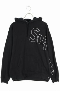 シュプリーム SUPREME 21AW Reflective Hooded Sweatshirt サイズ:L リフレクティブロゴプルオーバーパーカー 中古 BS99