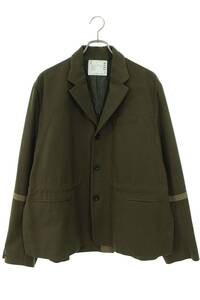 サカイ Sacai 22-02668M サイズ:2 スーチングミックス3Bジャケット 中古 BS99