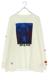 ヘロンプレストン HERON PRESTON HMAB002S19600038 サイズ:XL フロントプリント長袖カットソー 中古 BS99