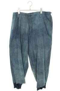 ヨウジヤマモトプールオム YOHJI YAMAMOTO POUR HOMME HD-P32-005 サイズ:3 デニムジョガーロングパンツ 中古 BS99