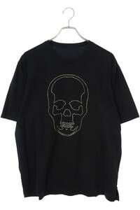 ルシアンペラフィネ lucien pellat-finet サイズ:M スカルヘッドフォンストーンTシャツ 中古 BS99