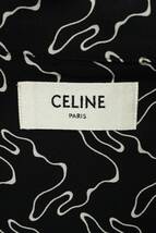 セリーヌ CELINE by Hedi Slimane 22SS 2C517977R サイズ:42 ゴーストプリントルーズフィットハワイアン半袖シャツ 中古 NO05_画像3