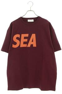 ウィンダンシー WIND AND SEA WDS-SEA-22S-02 サイズ:XL ロゴプリントTシャツ 中古 BS99