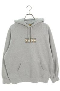 シュプリーム SUPREME 22SS Burberry Box Logo Hooded Sweatshirt サイズ:L バーバリーボックスロゴパーカー 中古 OM10