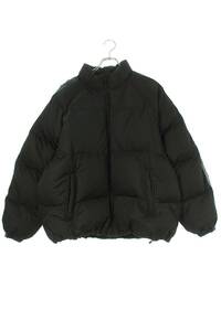 シュプリーム SUPREME 23AW Star Sleeve Down Puffer Jacket サイズ:L スターパッチレザー切替ダウンジャケット 中古 SB01