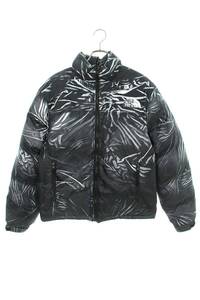 シュプリーム SUPREME 23SS TNF Printed Nuptse Jacket サイズ:S トロンプルイユプリントヌプシダウンジャケット 中古 SB01