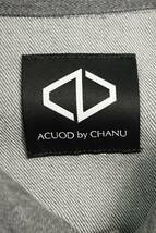 アクオドバイチャヌ ACUOD by CHANU AC-21SS-OVJJ サイズ:FREE ダブルジップ オーバーサイズ デニムブルゾン 中古 BS99_画像3