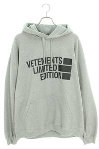 ヴェトモン VETEMENTS 21SS UE51TR820G サイズ:S リミテッドエディションプルオーバーパーカー 中古 SB01