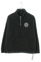 クロムハーツ Chrome Hearts YKT U TARDY SWEEP HLF ZIP サイズ:M ダガーハーフジップフリースブルゾン 中古 SS13_画像1