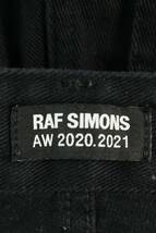 ラフシモンズ RAF SIMONS 20AW 202-310-10130 サイズ:28インチ ジップ装飾スリムフィットデニムパンツ 中古 BS55_画像3