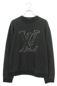 ルイヴィトン LOUISVUITTON 20AW RM202M FMC HJY21W サイズ:L LVステッチプリントエンブロイダリースウェット 中古 SB01