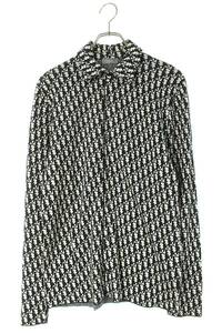  Dior DIOR 023M550AT099 size :XSob leak pattern total pattern knitted long sleeve shirt used SS13