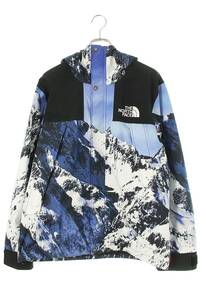 シュプリーム SUPREME ノースフェイス 17AW The North Face Mountain Parka サイズ:M 総柄マウンテンパーカーブルゾン 中古 OM10