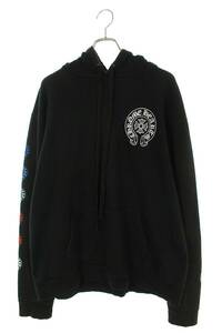 クロムハーツ Chrome Hearts SWTSHRT PLVR サイズ:L マルチホースシュープリントプルオーバーパーカー 中古 SS13