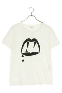 サンローランパリ SAINT LAURENT PARIS 378983 Y2LS1 サイズ:XS ブラッドラスタープリントTシャツ 中古 BS99