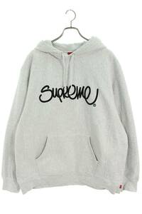 シュプリーム SUPREME 22SS Raised Handstyle Hooded Sweatshirt サイズ:XL レイズドハンドスタイルプルオーバーパーカー 中古 OM10