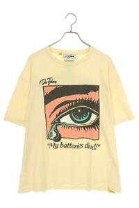 ギャラリーデプト GALLERY DEPT Doc Johnson 23SS DB-1032 サイズ:XL DEADBATTERIESプリントビンテージコットンTシャツ 新古品 SB01