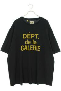 ギャラリーデプト GALLERY DEPT 23SS DDLG1000 BLACK サイズ:XXL ロゴプリントTシャツ 新古品 SB01
