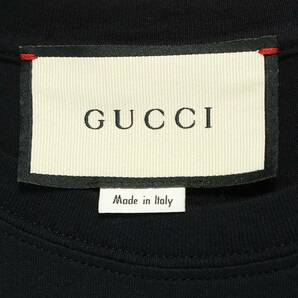 グッチ GUCCI 493117 X3Q35 サイズ:XS インターロッキングGロゴプリントTシャツ 中古 OM10の画像3