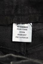 ヴェトモン VETEMENTS WF17PA3 サイズ:XS 再構築 カットオフデニムパンツ 中古 BS99_画像3