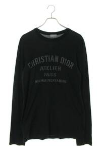  Dior DIOR 043J611A0589 size :M marks lie Logo print long sleeve cut and sewn used NO05