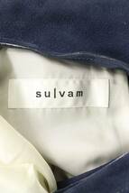 サルバム sulvam SF-Y01-900 サイズ:M スウェードカットオフレザージャケット 中古 BS99_画像3