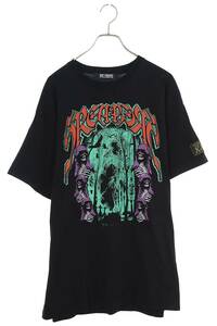 ラフシモンズ RAF SIMONS 22SS 221-M121 サイズ:M グラフィックプリントTシャツ 中古 SB01