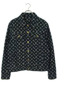 ルイヴィトン LOUISVUITTON 18AW サイズ:48 POP UP STORE限定デニムジャケット 中古 SB01