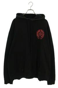 クロムハーツ WWW.CHROMEHEARTS.COM HOODIE サイズ:XXL オンライン限定ホースシューバックプリントプルオーバーパーカー 中古 SJ02