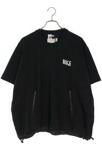 ナイキ NIKE サカイ AS U NRG Ss Top DQ9056-010 サイズ:XL ウエストドローコードロゴプリントTシャツ 中古 BS99