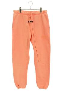 フォグ FOG ESSENTIALS SWEAT PANT CORAL サイズ:L フロッキーロゴスウェットロングパンツ 中古 OM10