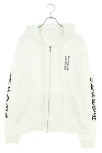 クロムハーツ Chrome Hearts SWTSHRT HD ZIP サイズ:M アームロゴプリントジップアップパーカー 中古 SJ02