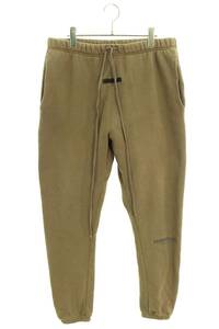 フォグ FOG ESSENTIALS SWEAT PANT OLIVE サイズ:L ラバーロゴスウェットロングパンツ 中古 FK04