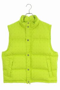 クロムハーツ Chrome Hearts STIFF VEST/スティッフ サイズ:M CHプラス総柄クロスボールボタンナイロンダウンベスト 中古 SS07