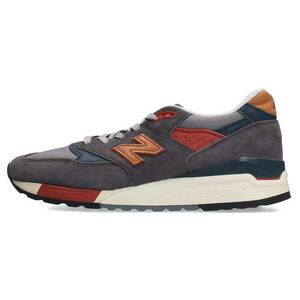 ニューバランス New Balance M998DBR サイズ:27.5cm スエード切替ローカットスニーカー 中古 BS99